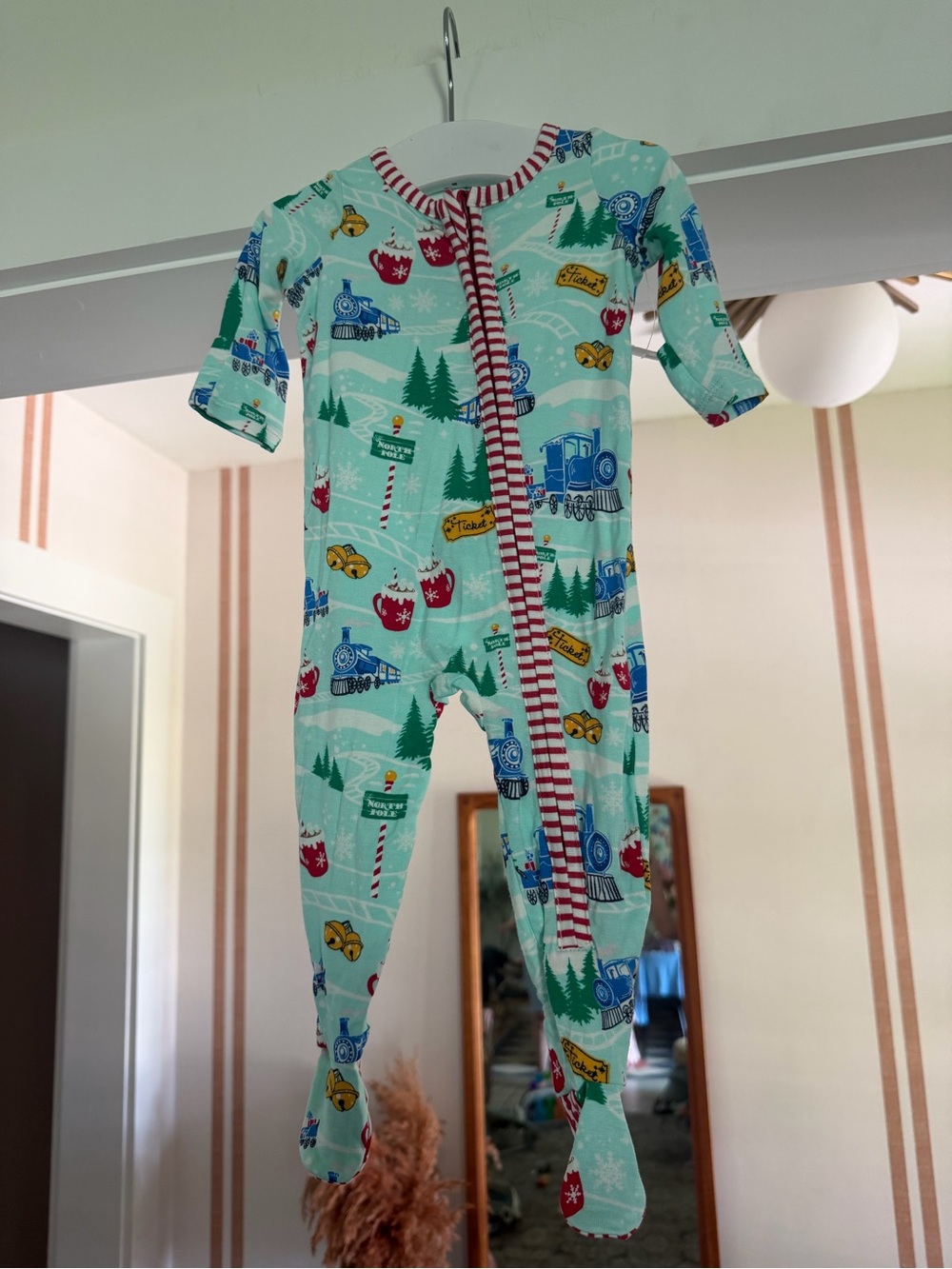 Baby Christmas Bamboo Pjs NWT